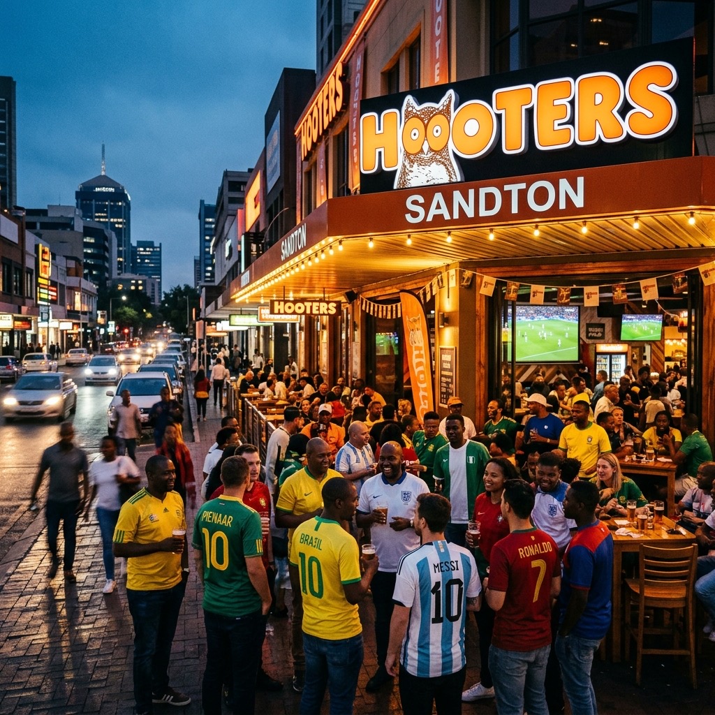 Hooters Sandton exterior